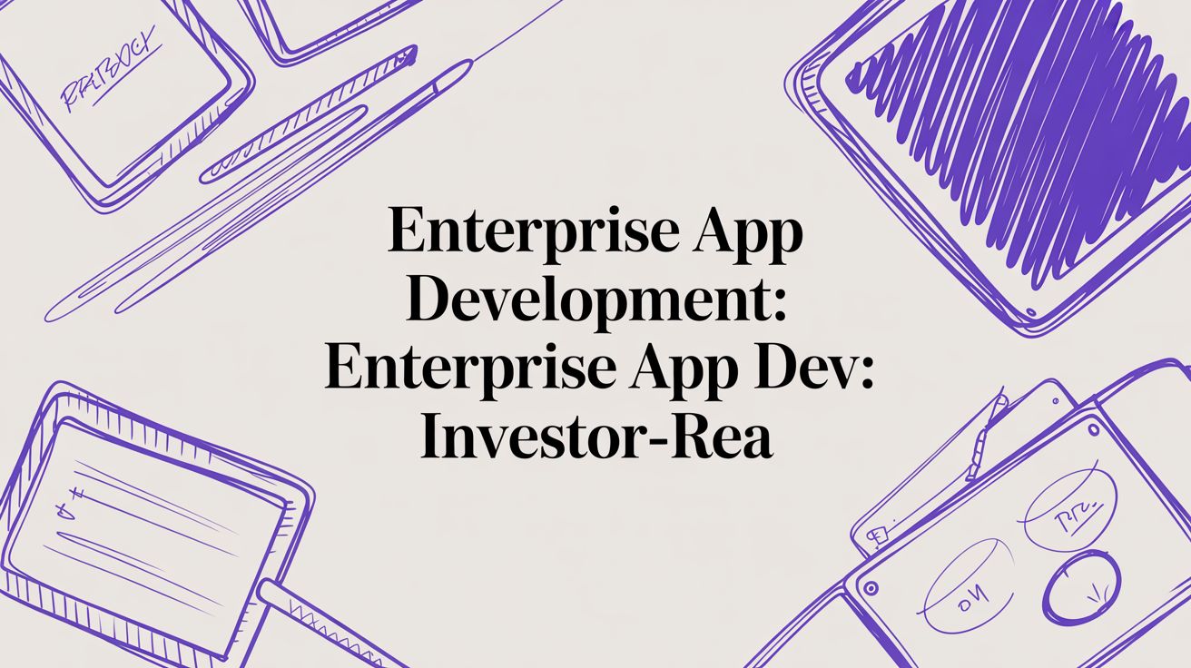 Enterprise app development: Investor-Ready Products