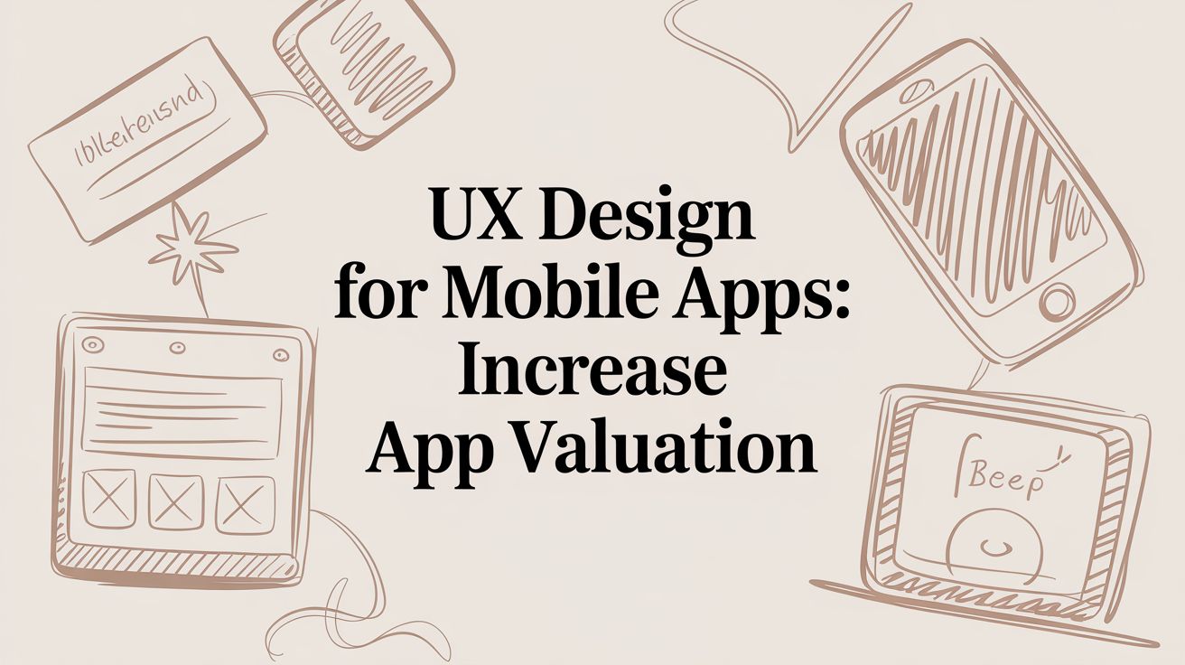 UX Design for Mobile Apps: Increase App Valuation