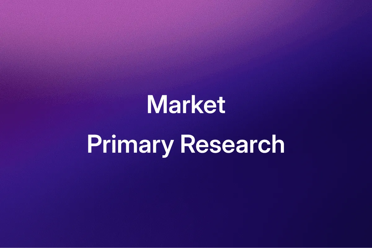 Market Primary Research for Your MVP
