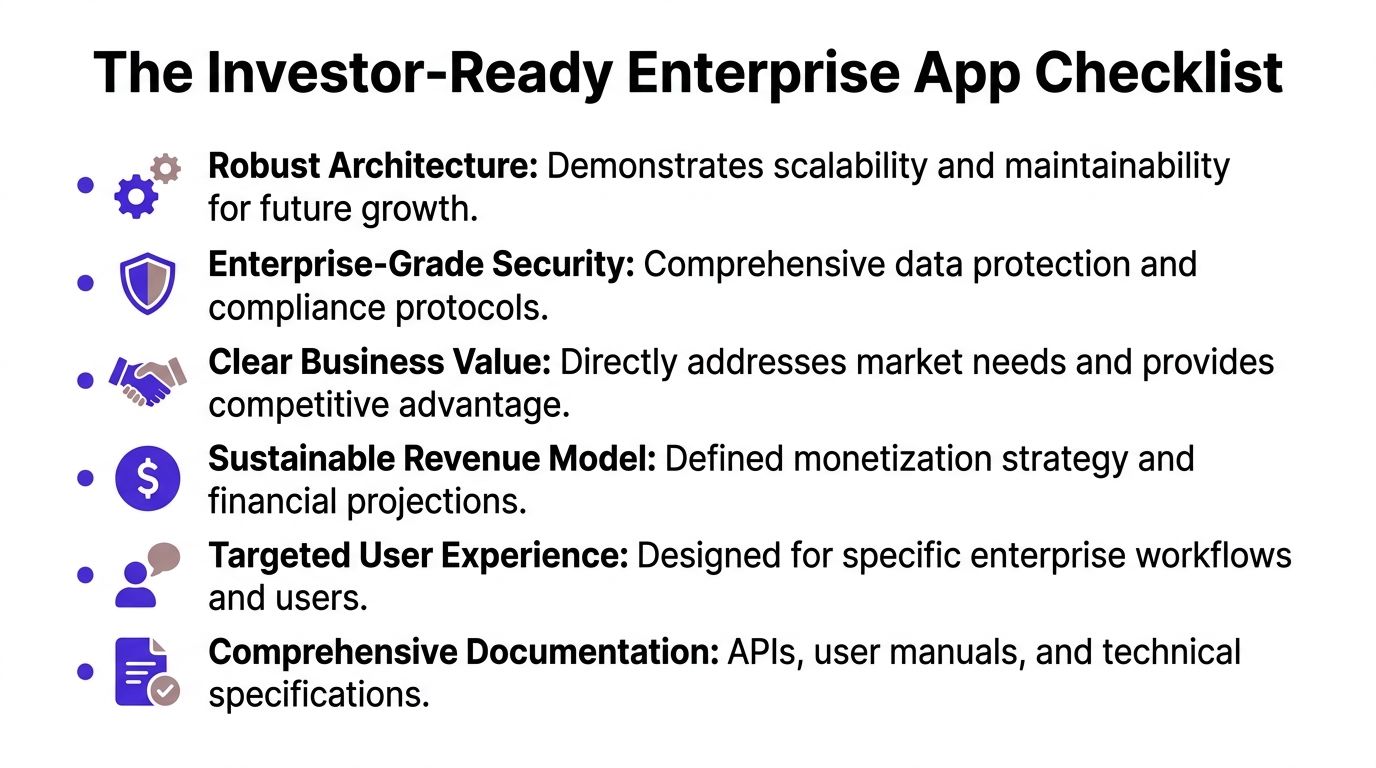 Building investor-ready enterprise applications