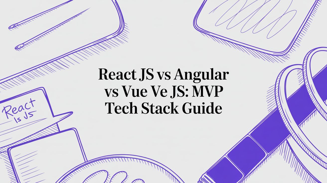 React JS vs Angular vs Vue JS: MVP Tech Stack Guide